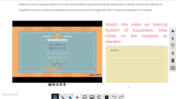 system of equations